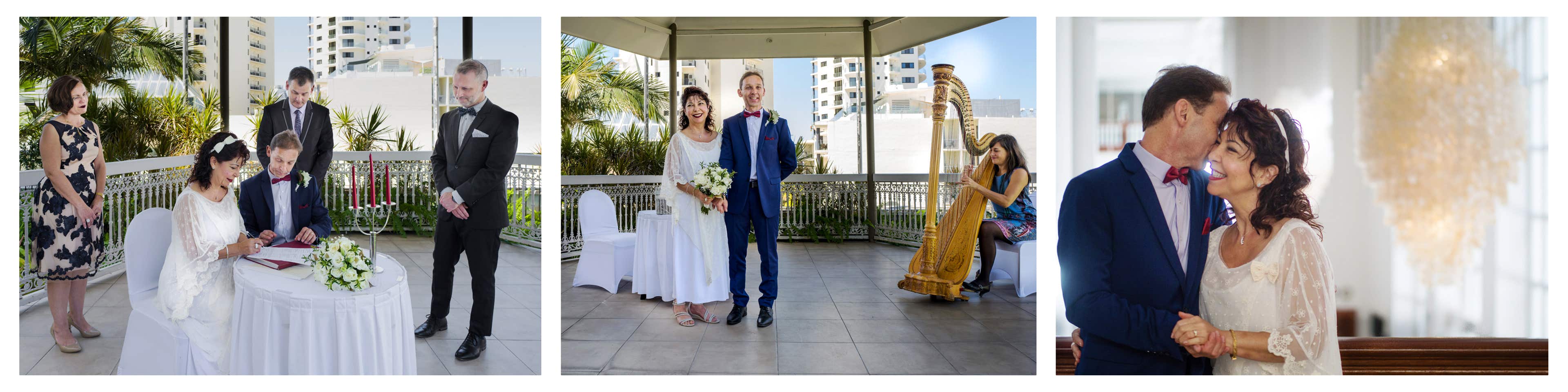 Bride and Groom photos, Hilton Hotel Cairns North Queensland
